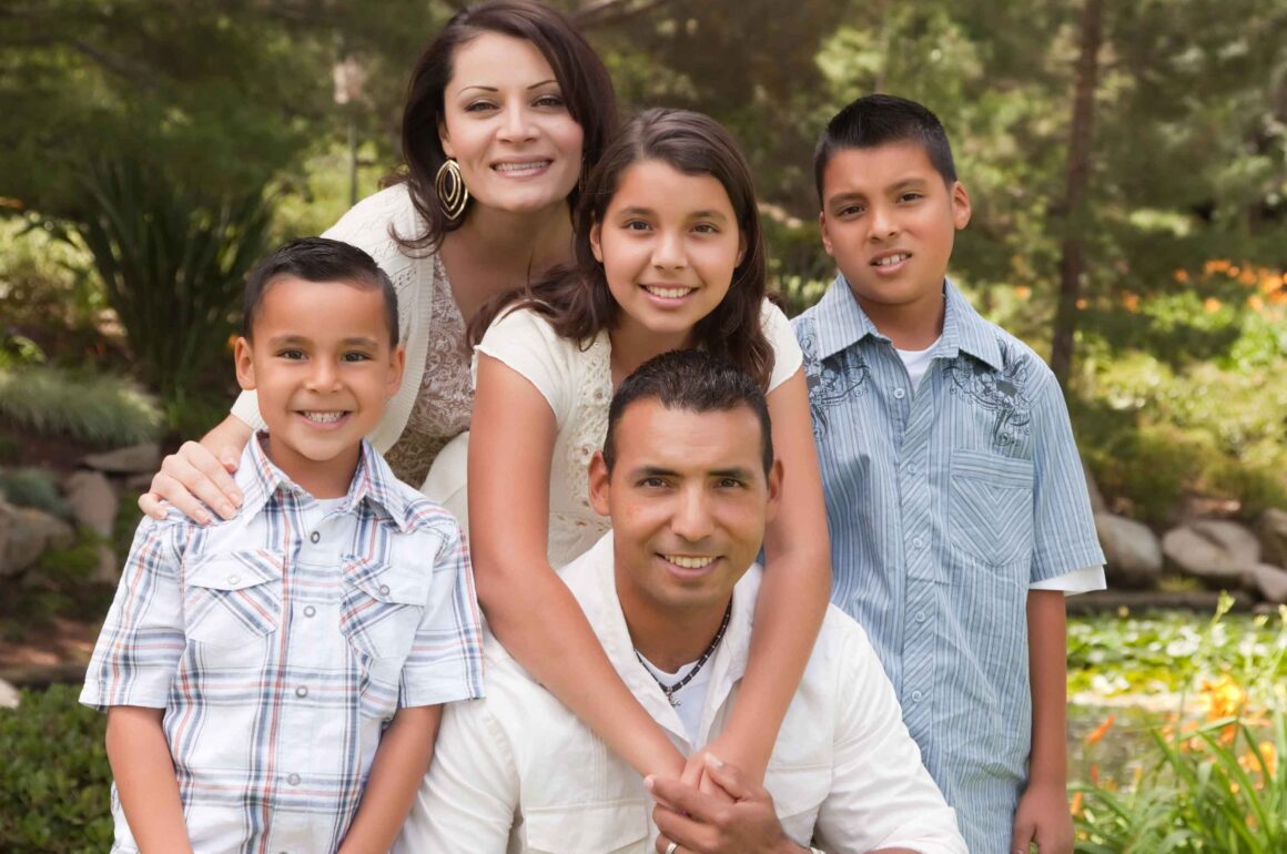 Latino family